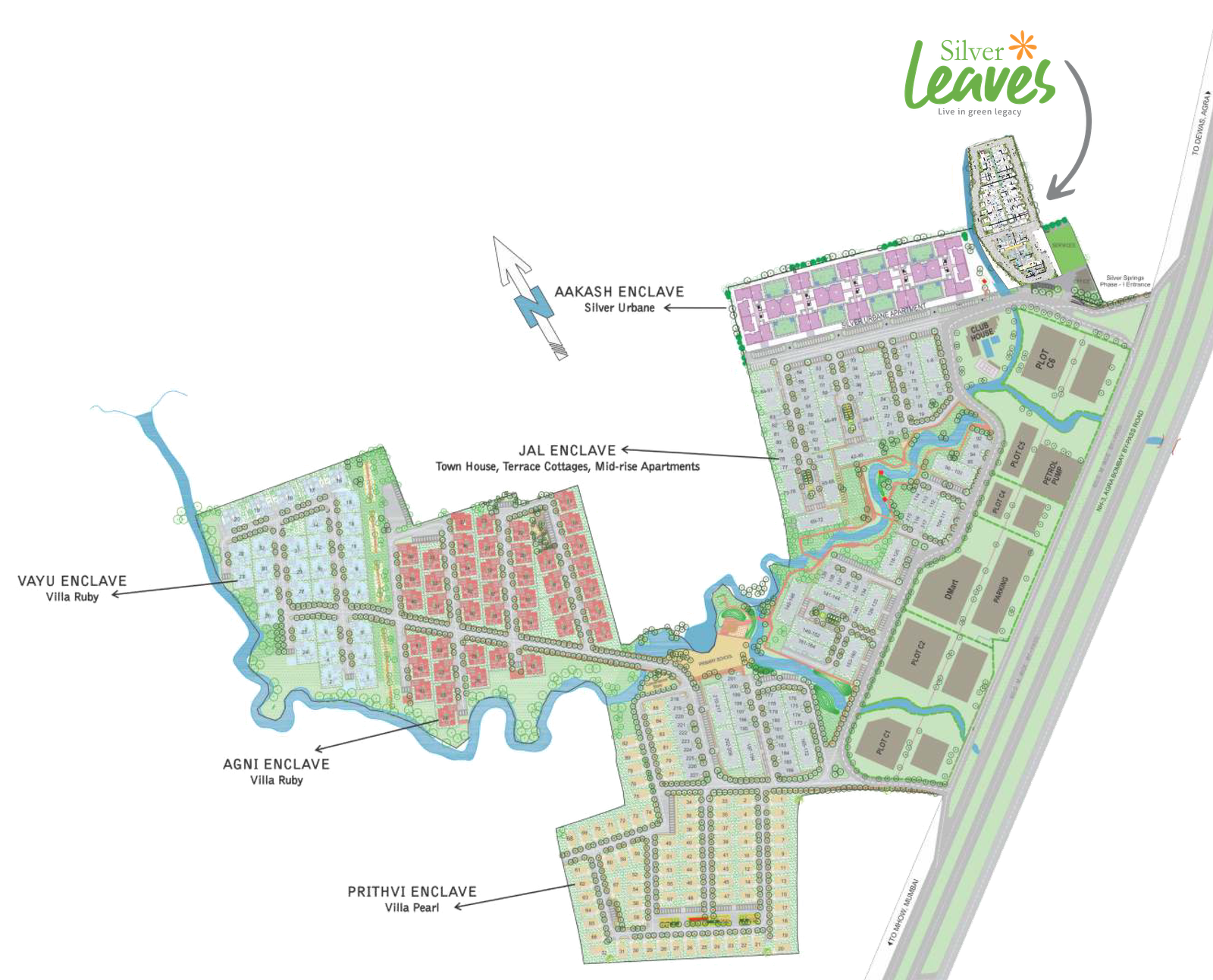 Silver Spring Phase 1 Project Location image
